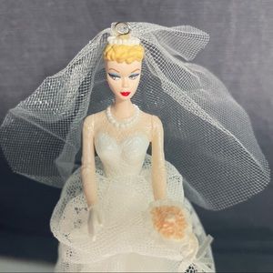 Hallmark Vintage 1997 Barbie Bride Wedding Ornament
